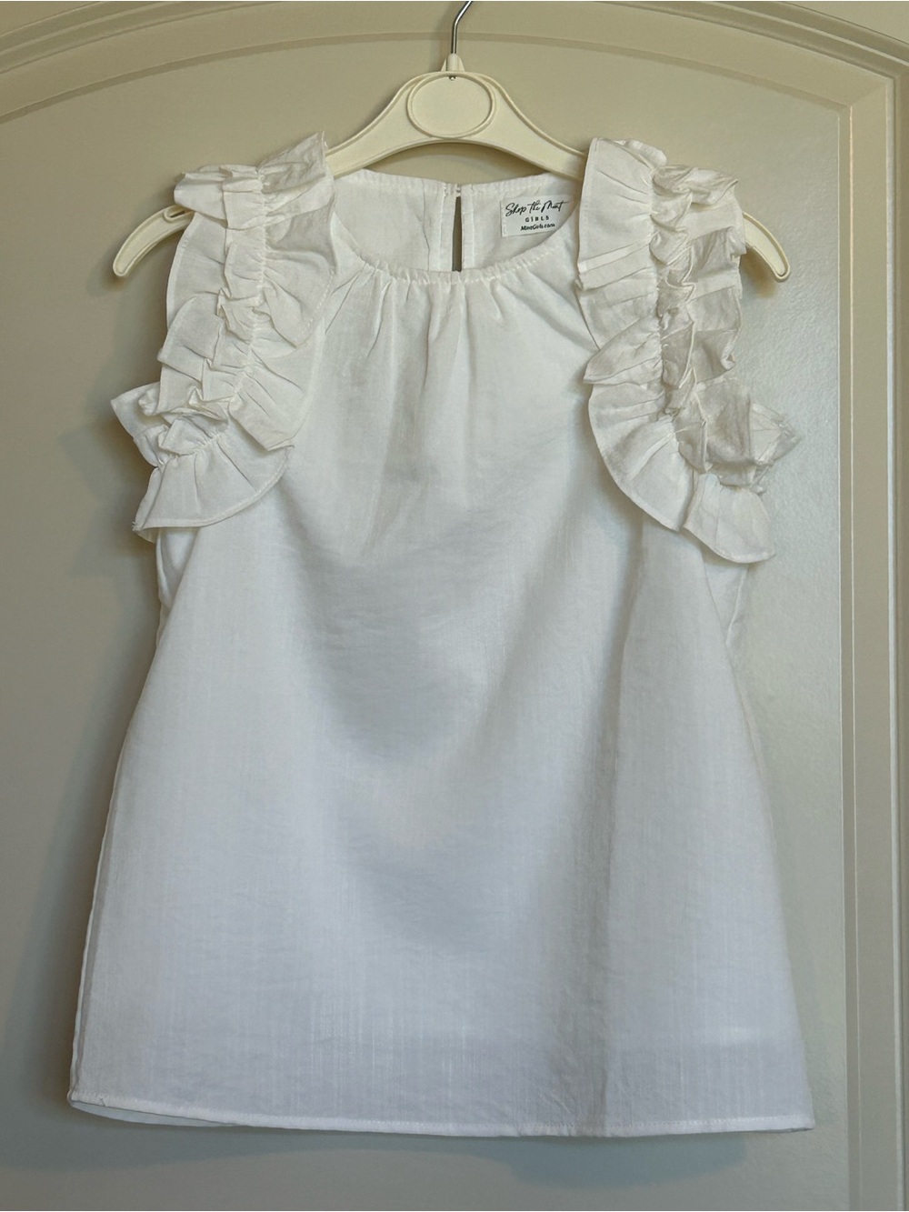7/8 Shop The Mint Ruffled Blouse